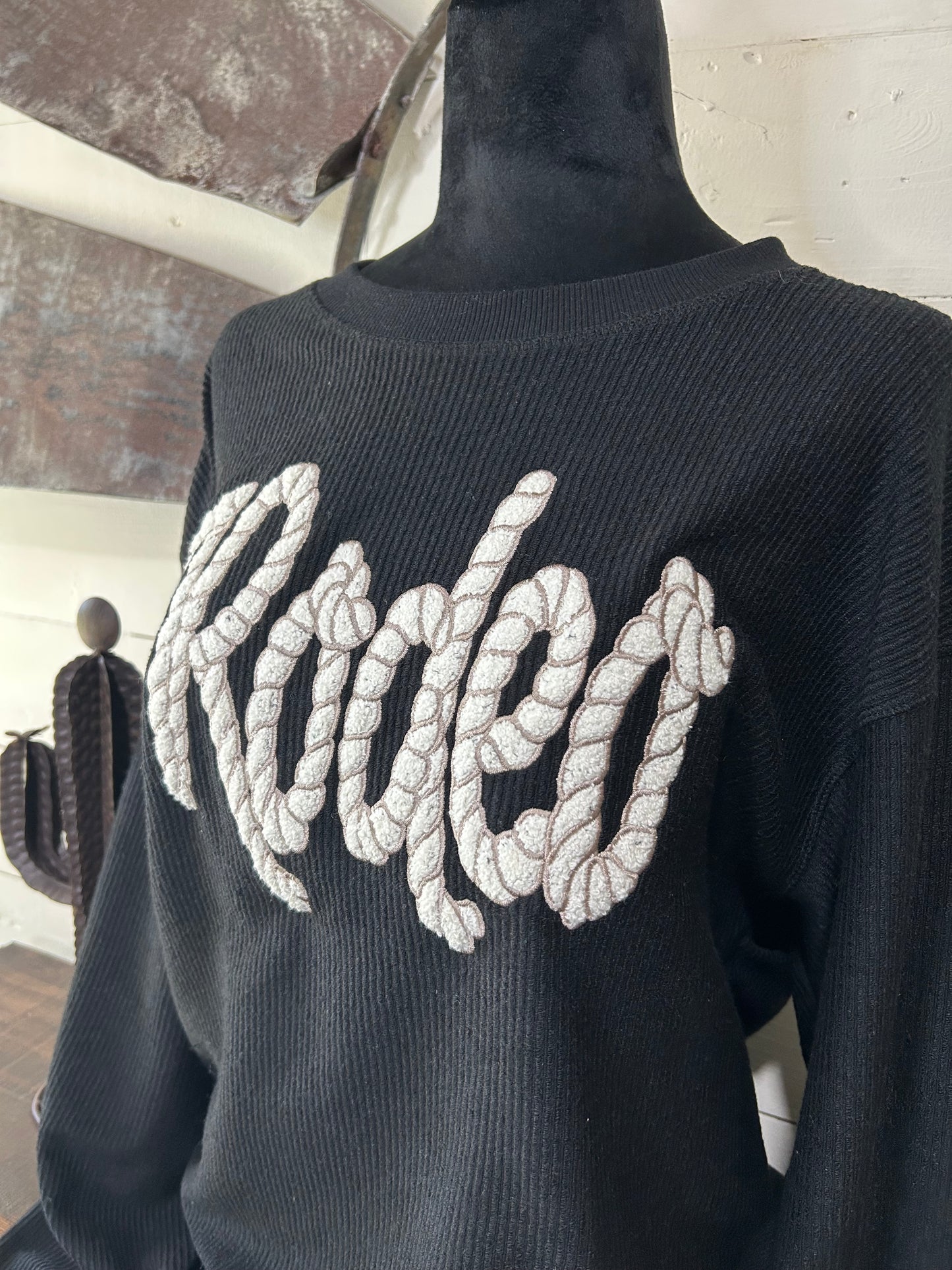 Rope rodeo sweatshirt
