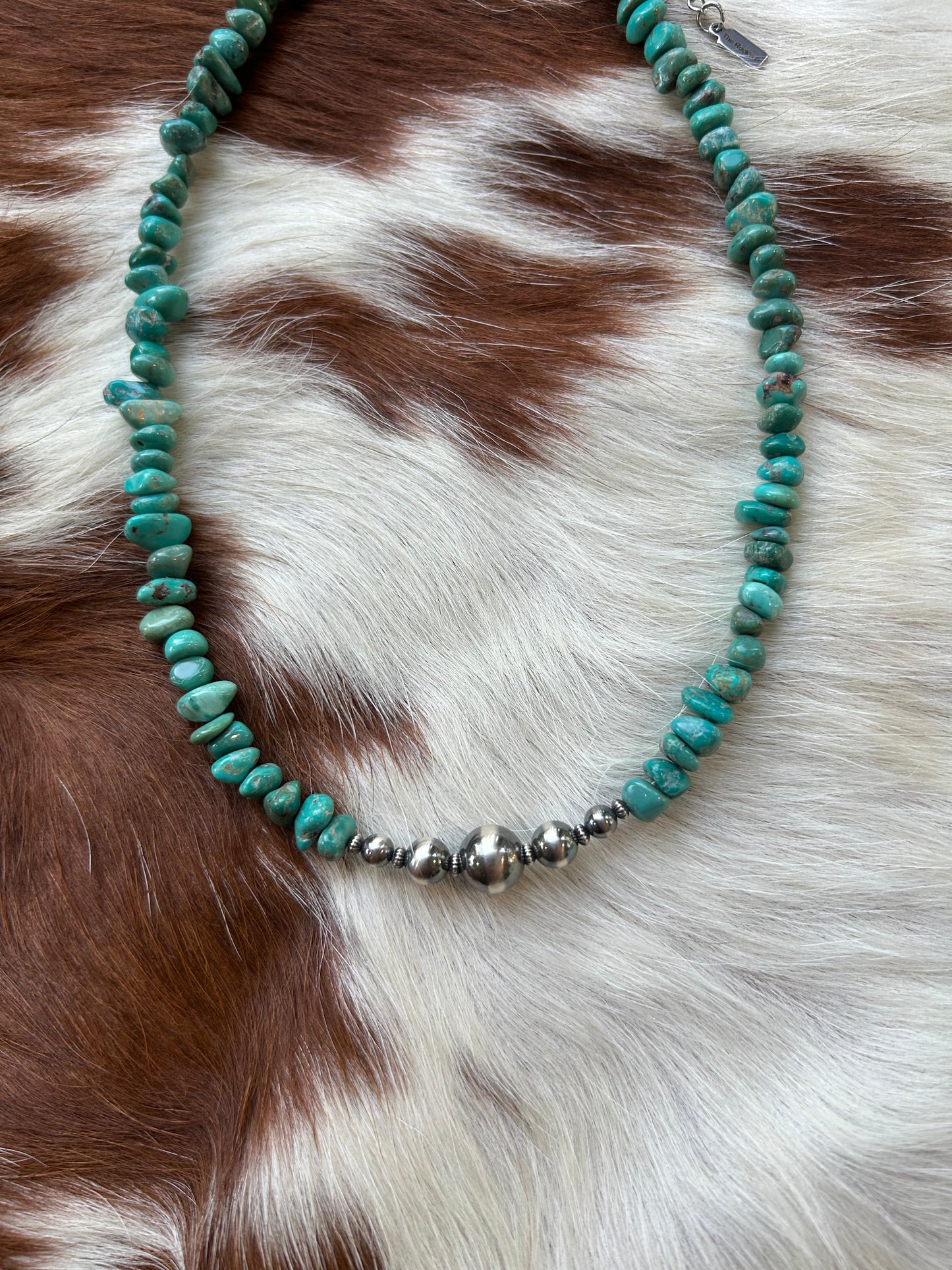 Blue turquoise and pearl mix