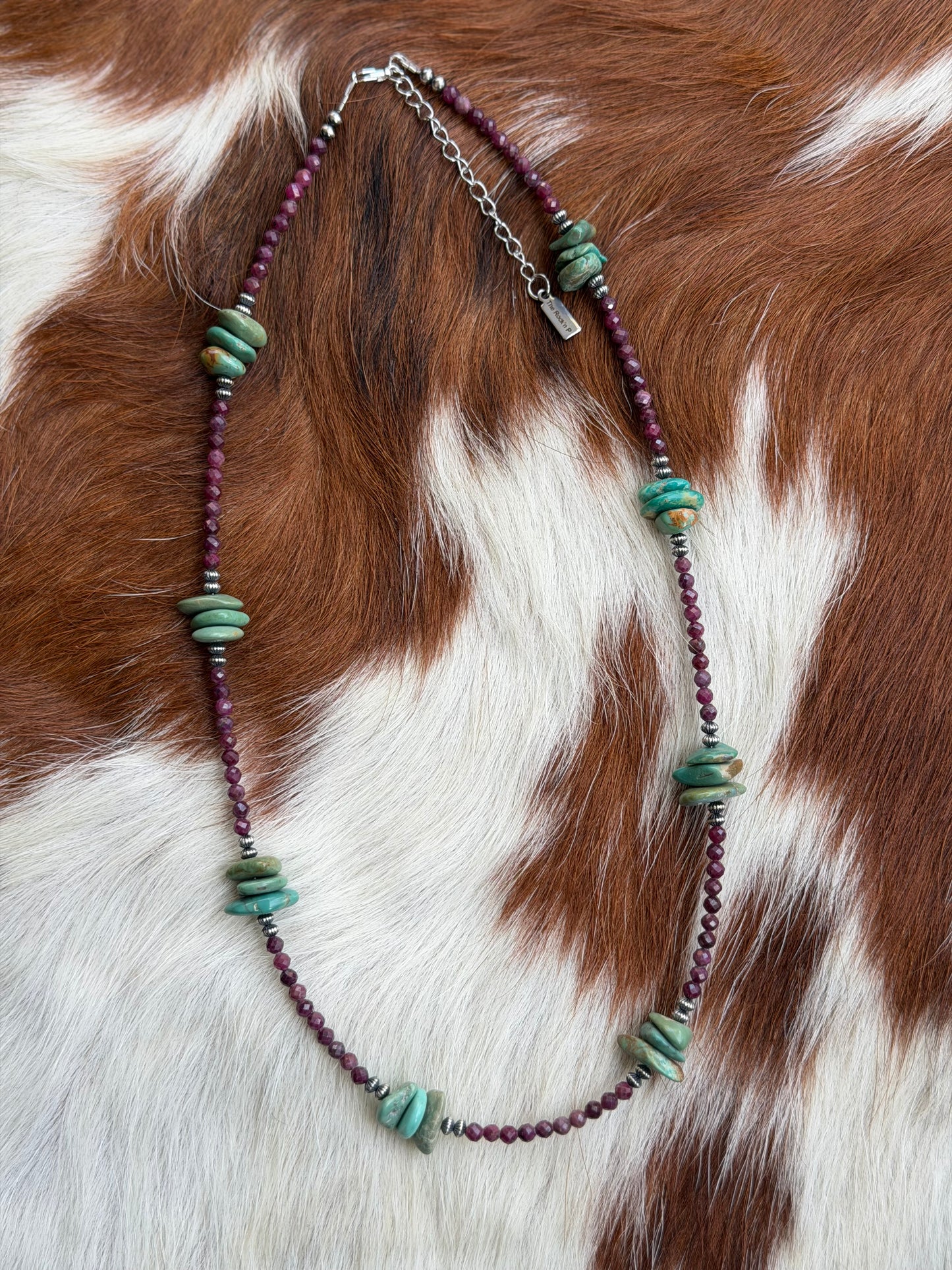 Ruby and turquoise chips