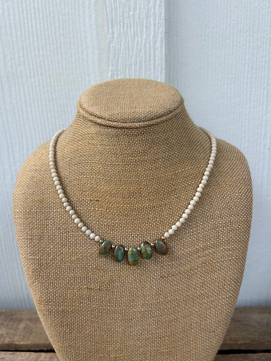 Riverstone and turquoise