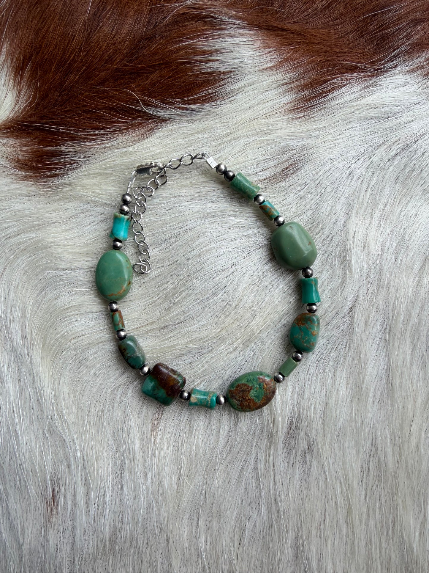 Mixed turquoise bracelet