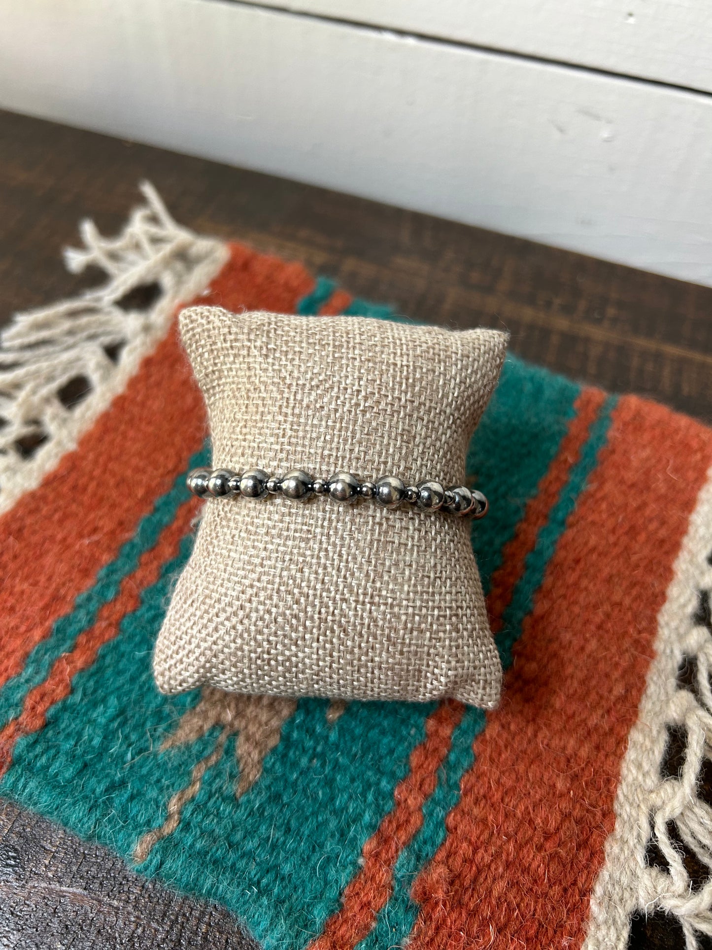 Sterling silver pearl bracelets