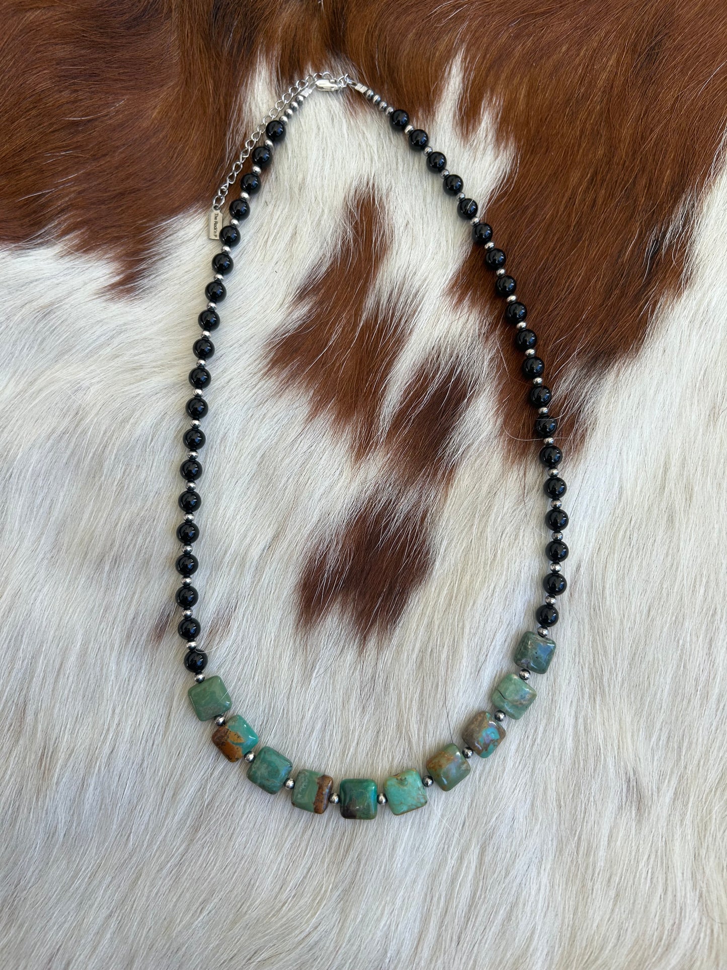 Black onyx and turquoise