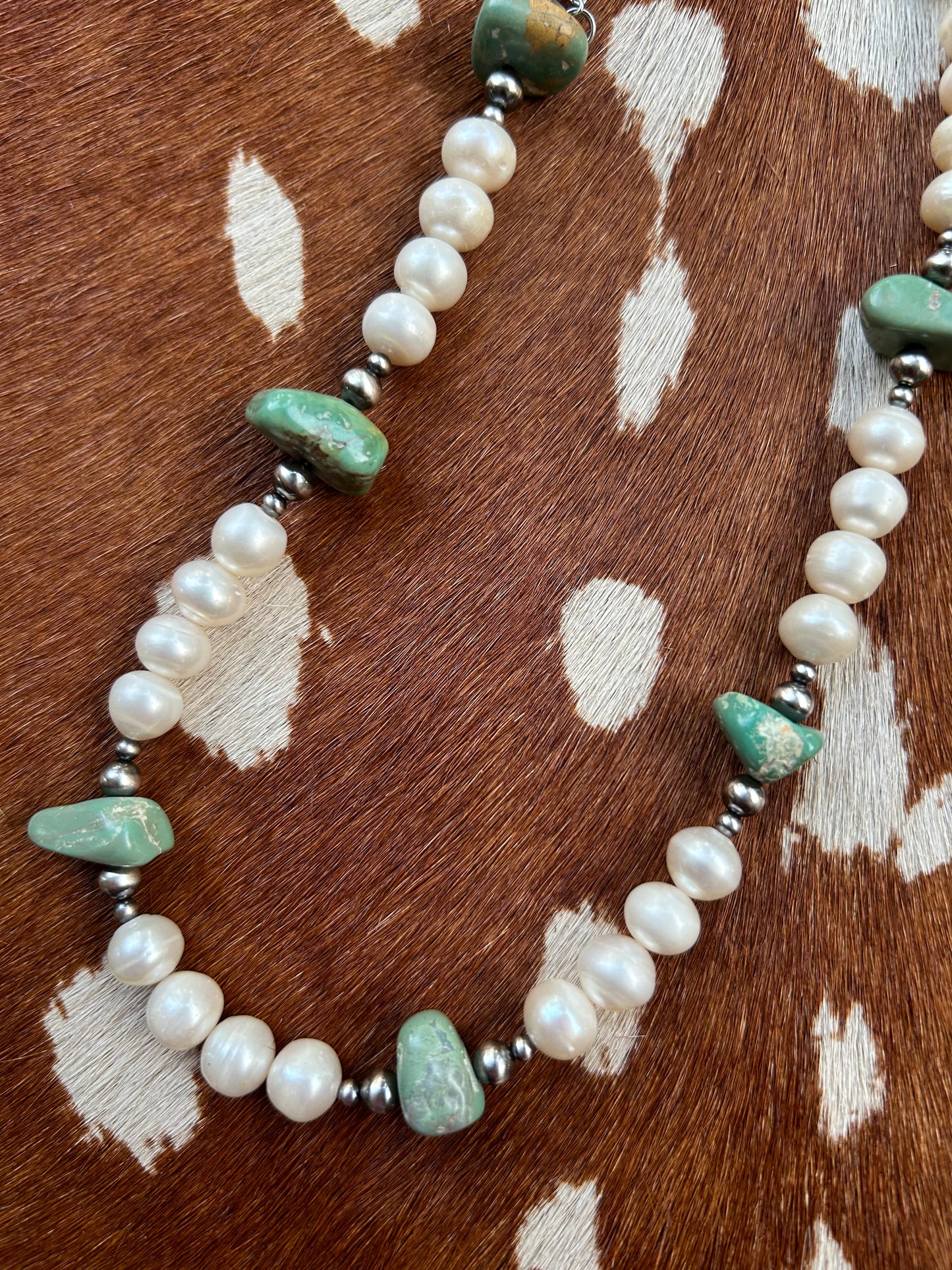 Pearls and turquoise