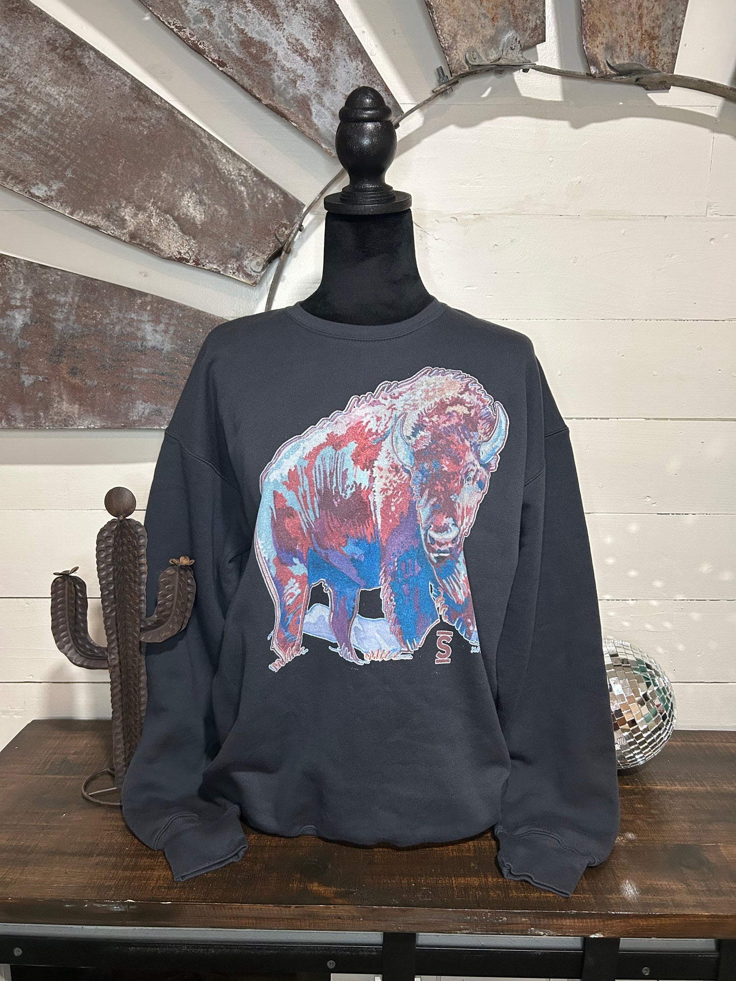 Size Small - Roaming buffalo sweatshirt
