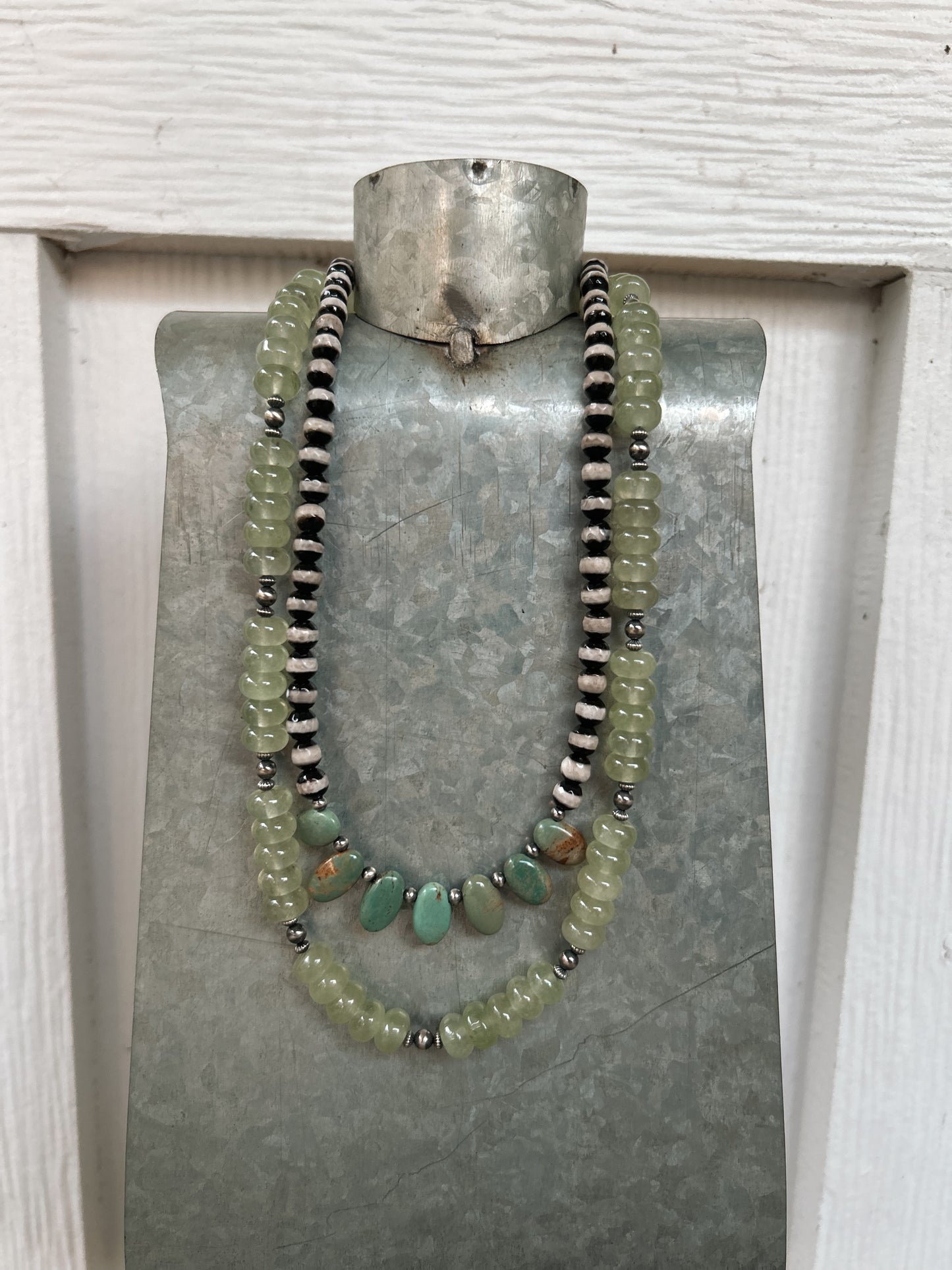Agate and turquoise