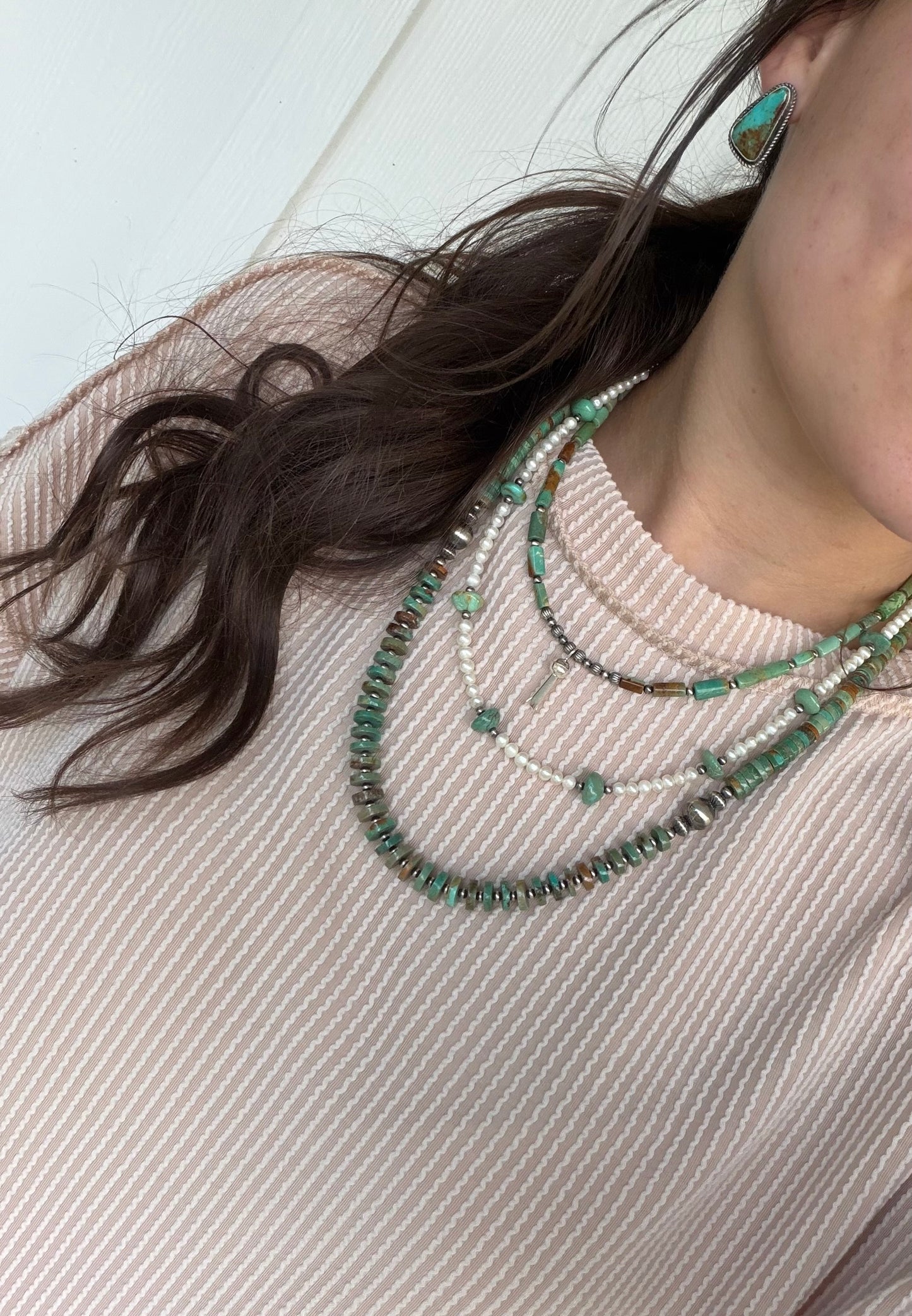 Royston turquoise studs