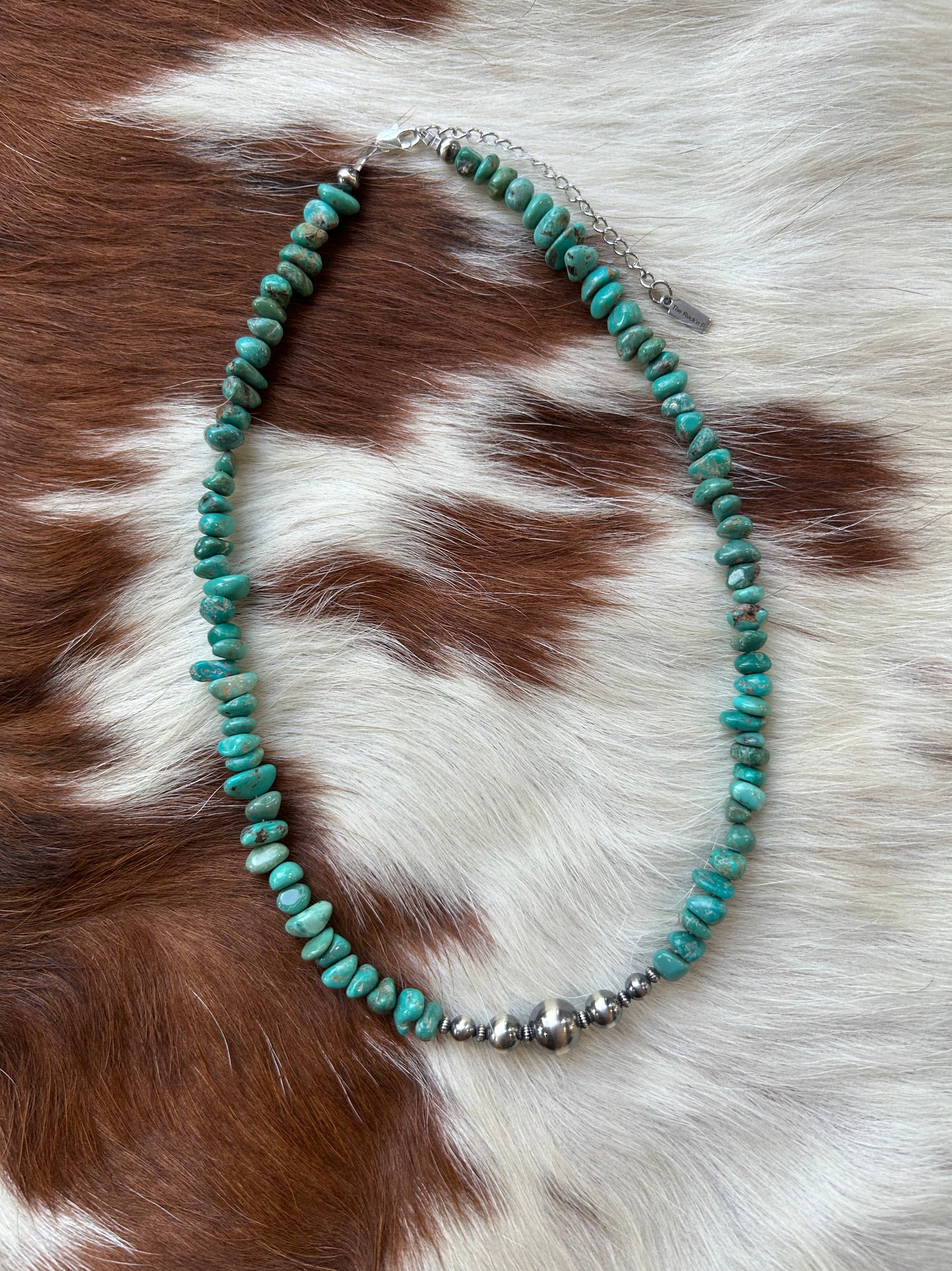 Blue turquoise and pearl mix