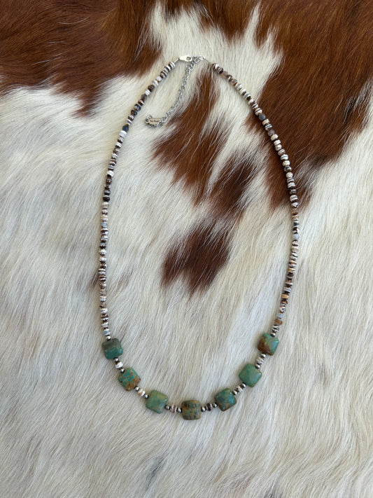 Agate and turquoise