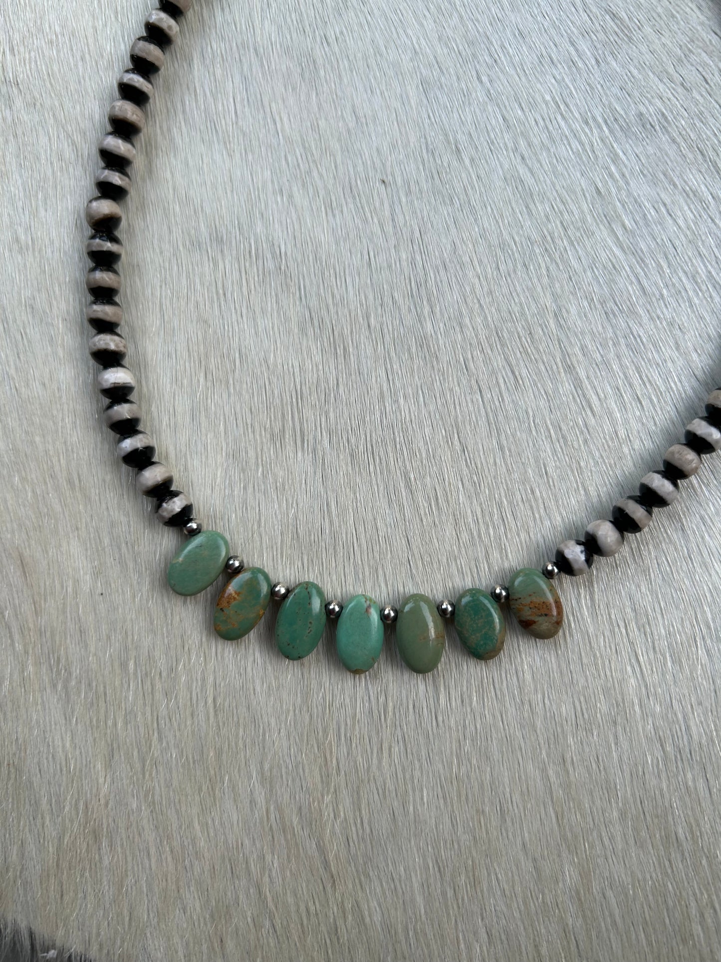 Agate and turquoise