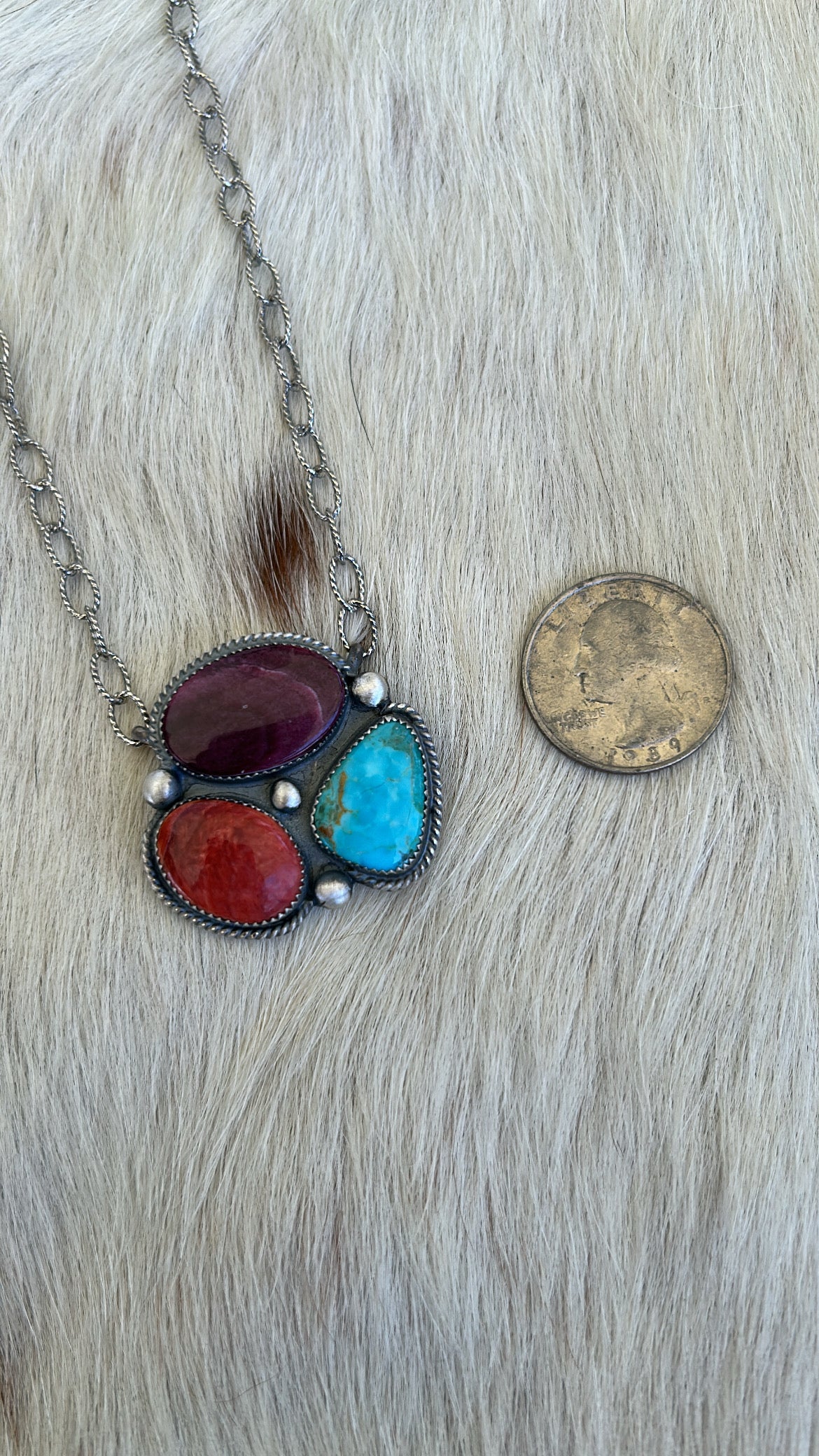 Spiny and kingman necklace