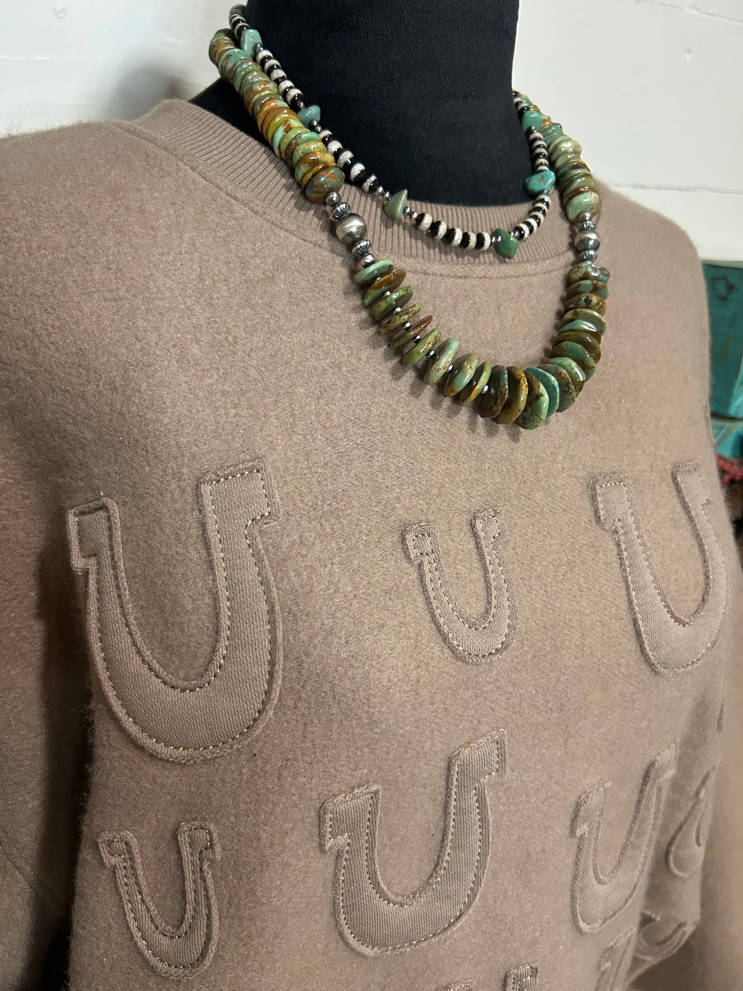 Lucky horseshoe sweatshirt
