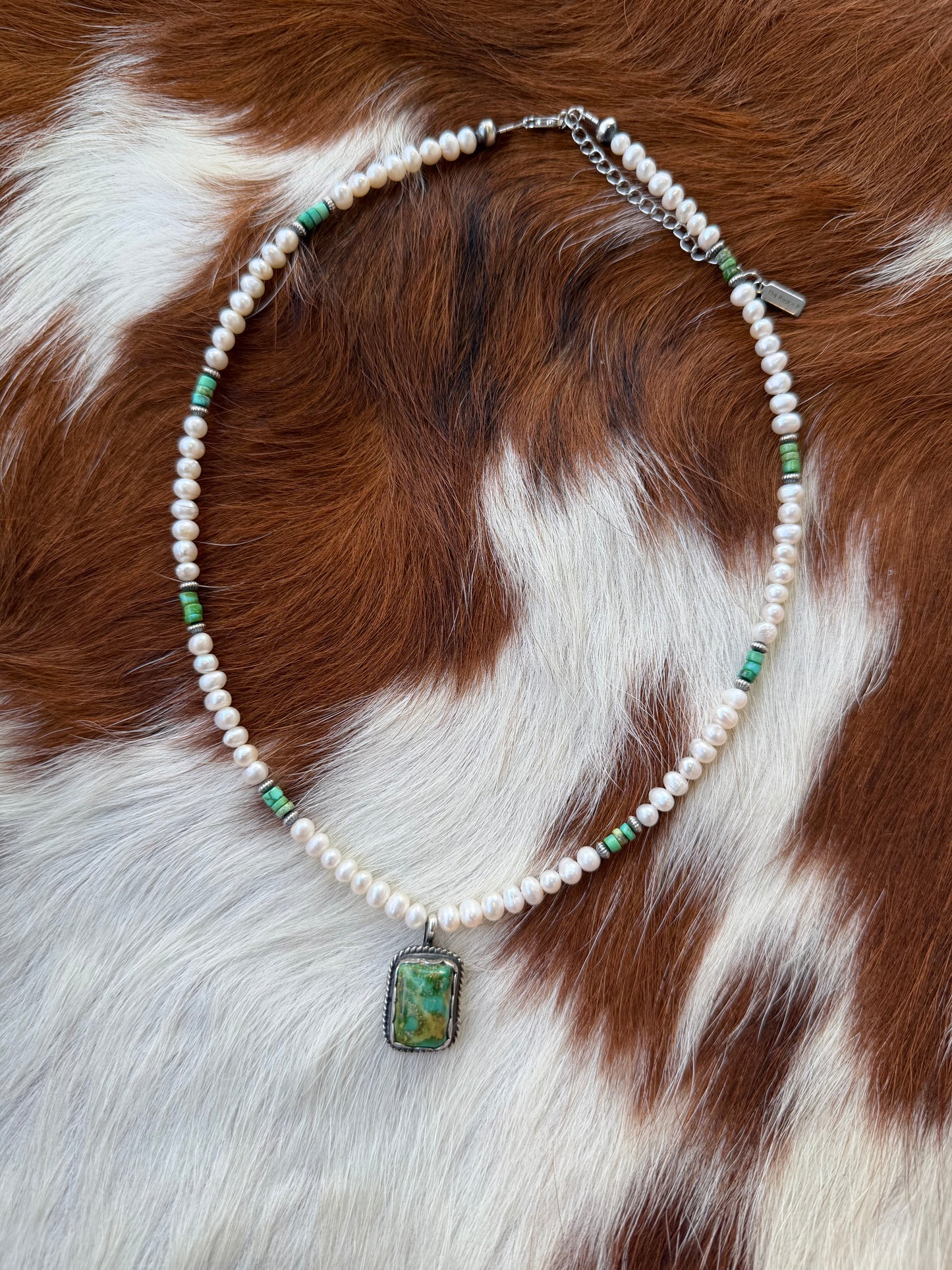 Freshwater pearls and Sonoran mountain beads