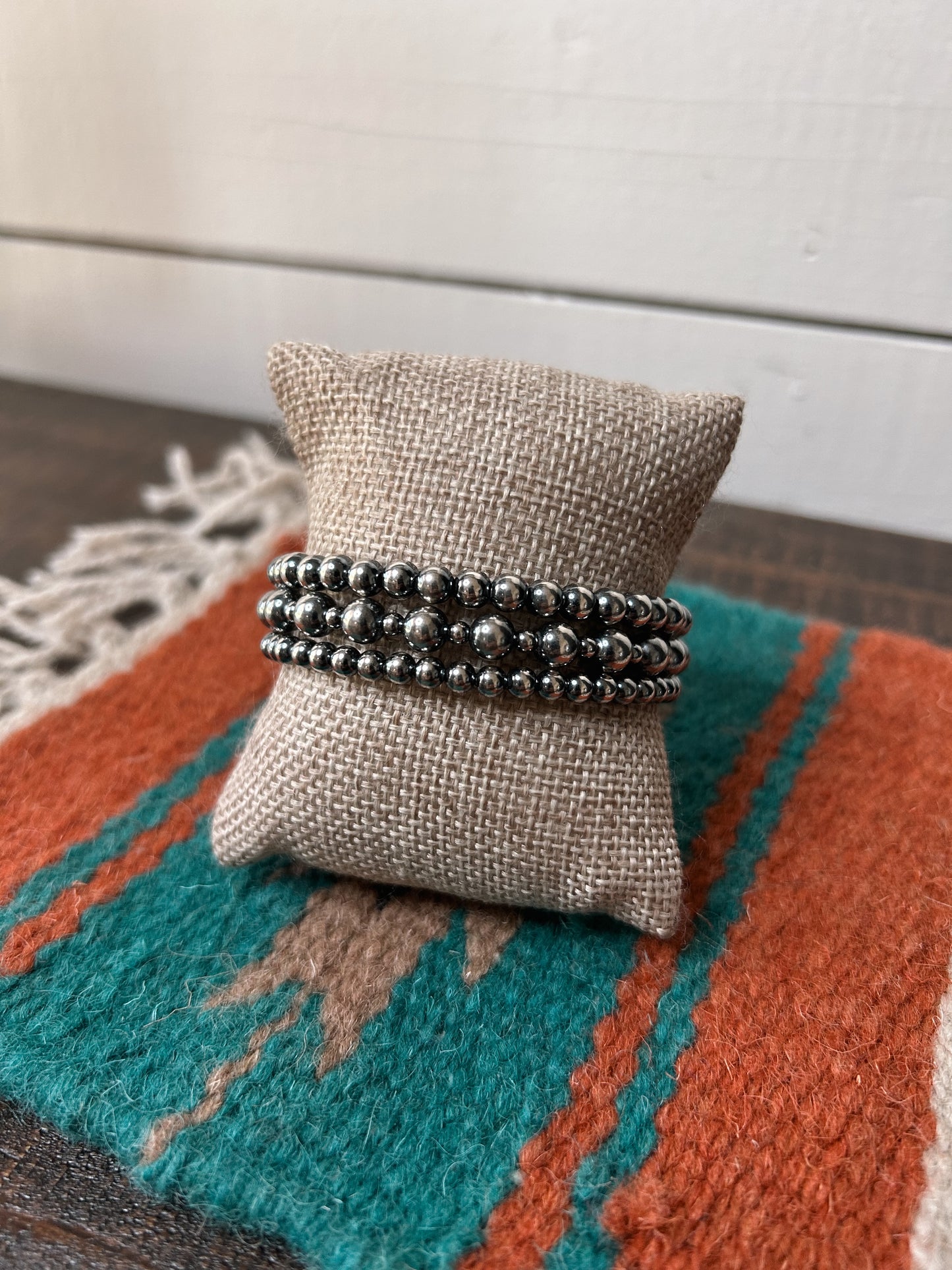 Sterling silver pearl bracelets