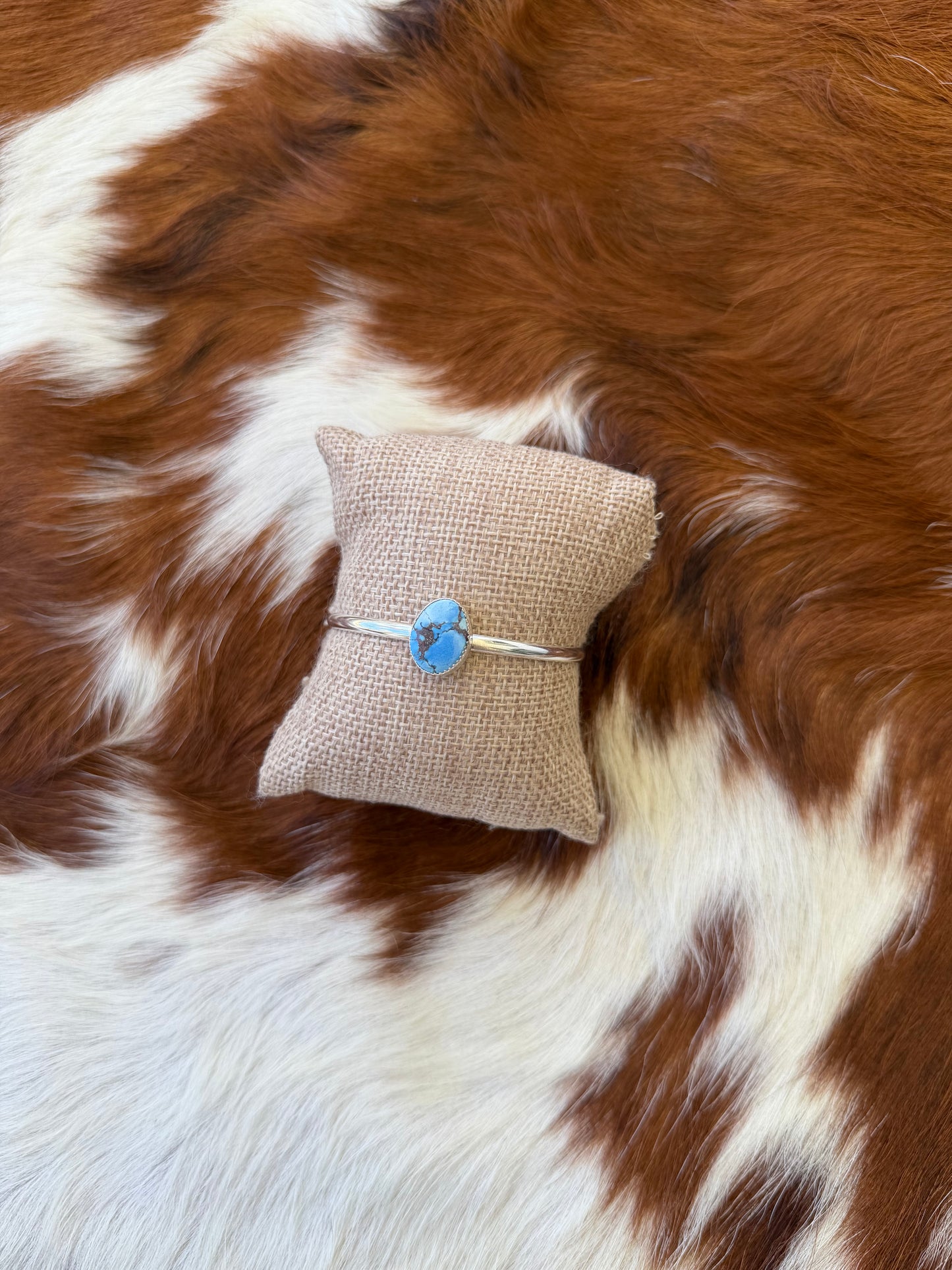 Golden hills turquoise cuff