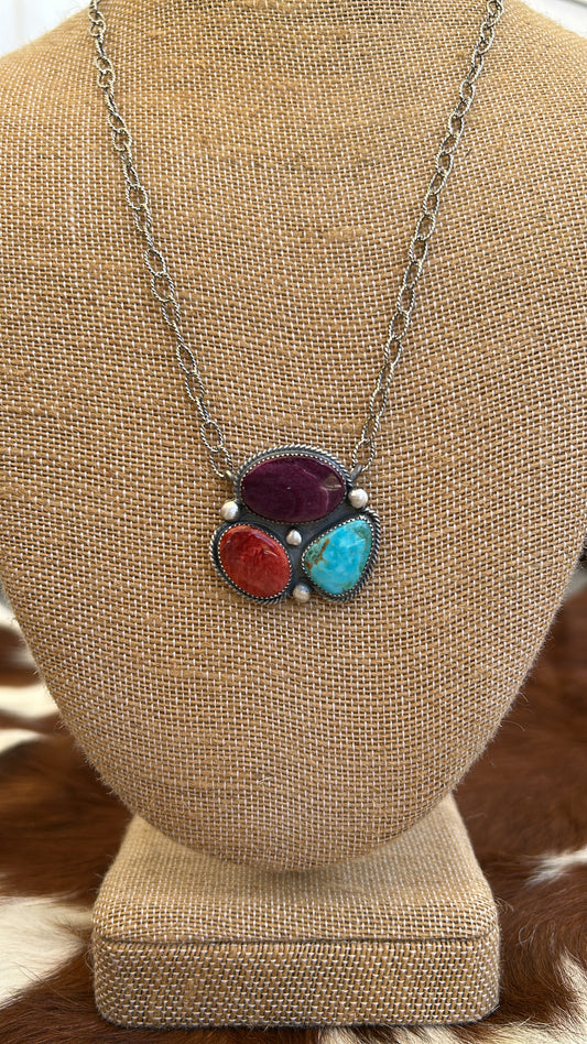 Spiny and kingman necklace