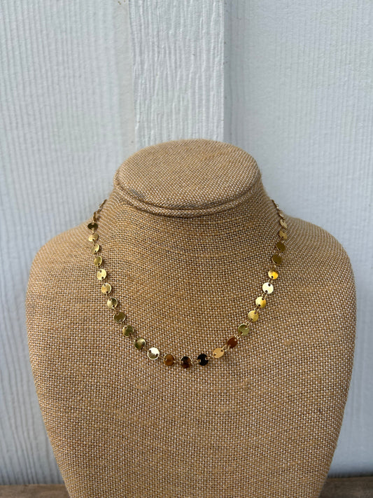 Gold disc chain