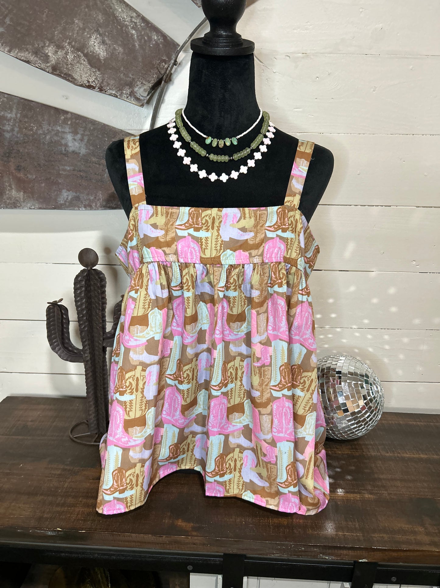 Rodeo ruffles top