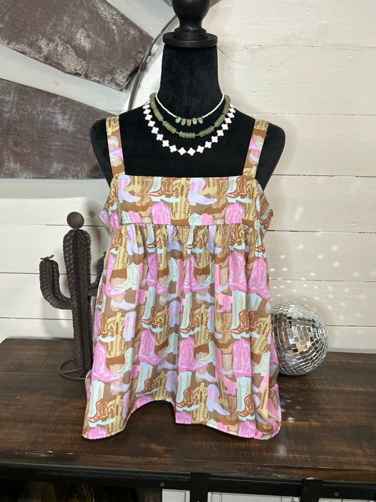Rodeo ruffles top