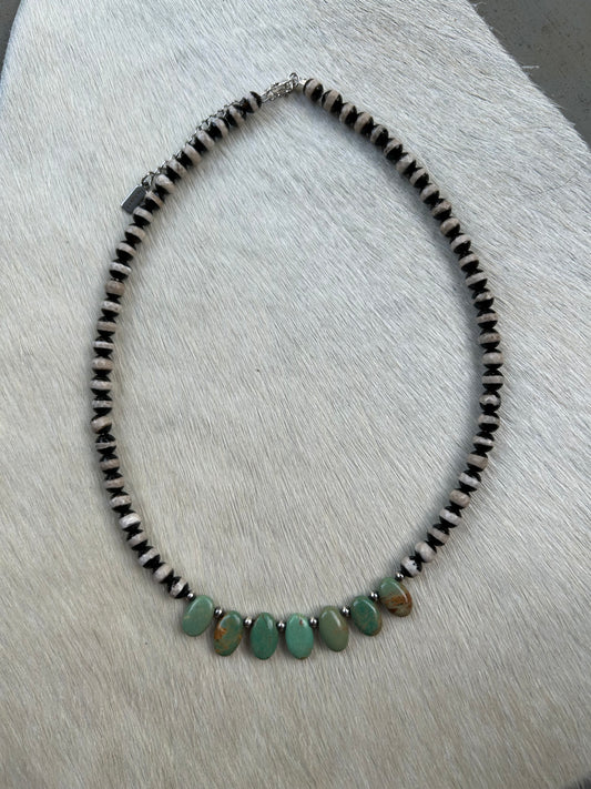 Agate and turquoise