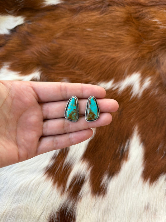 Royston turquoise studs