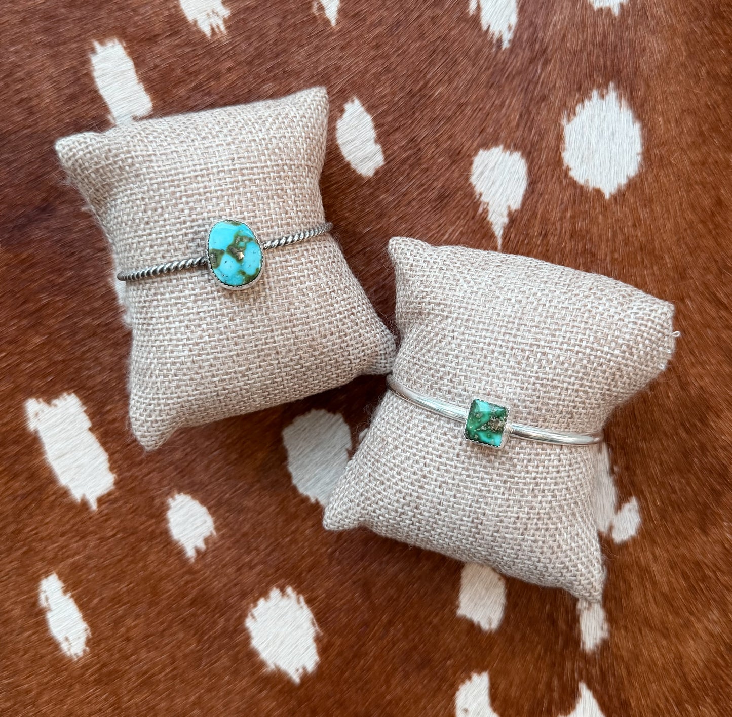 Sierra Bella turquoise twist wire cuff