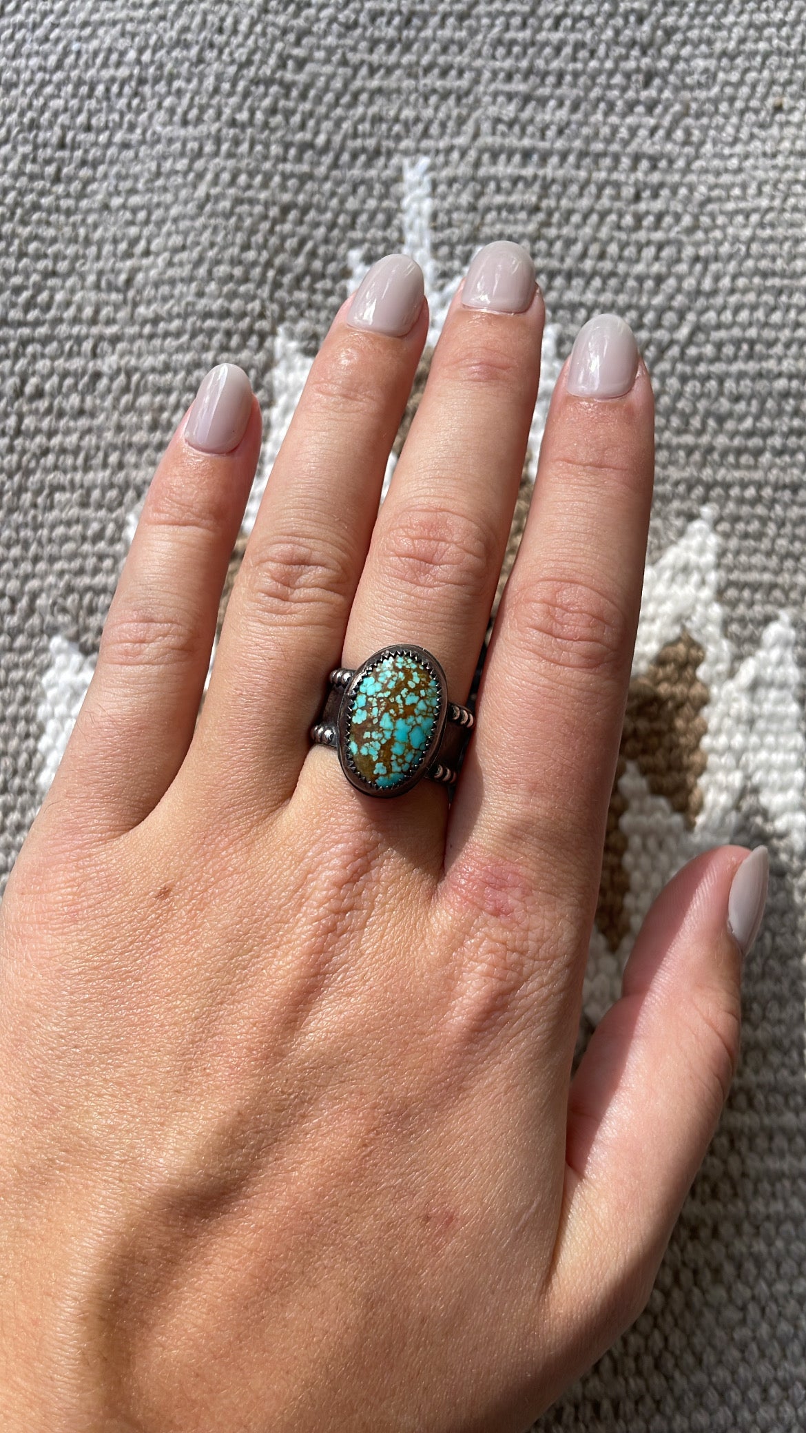 #8 turquoise ring