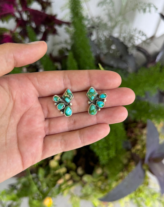 Sonoran gold diamond studs
