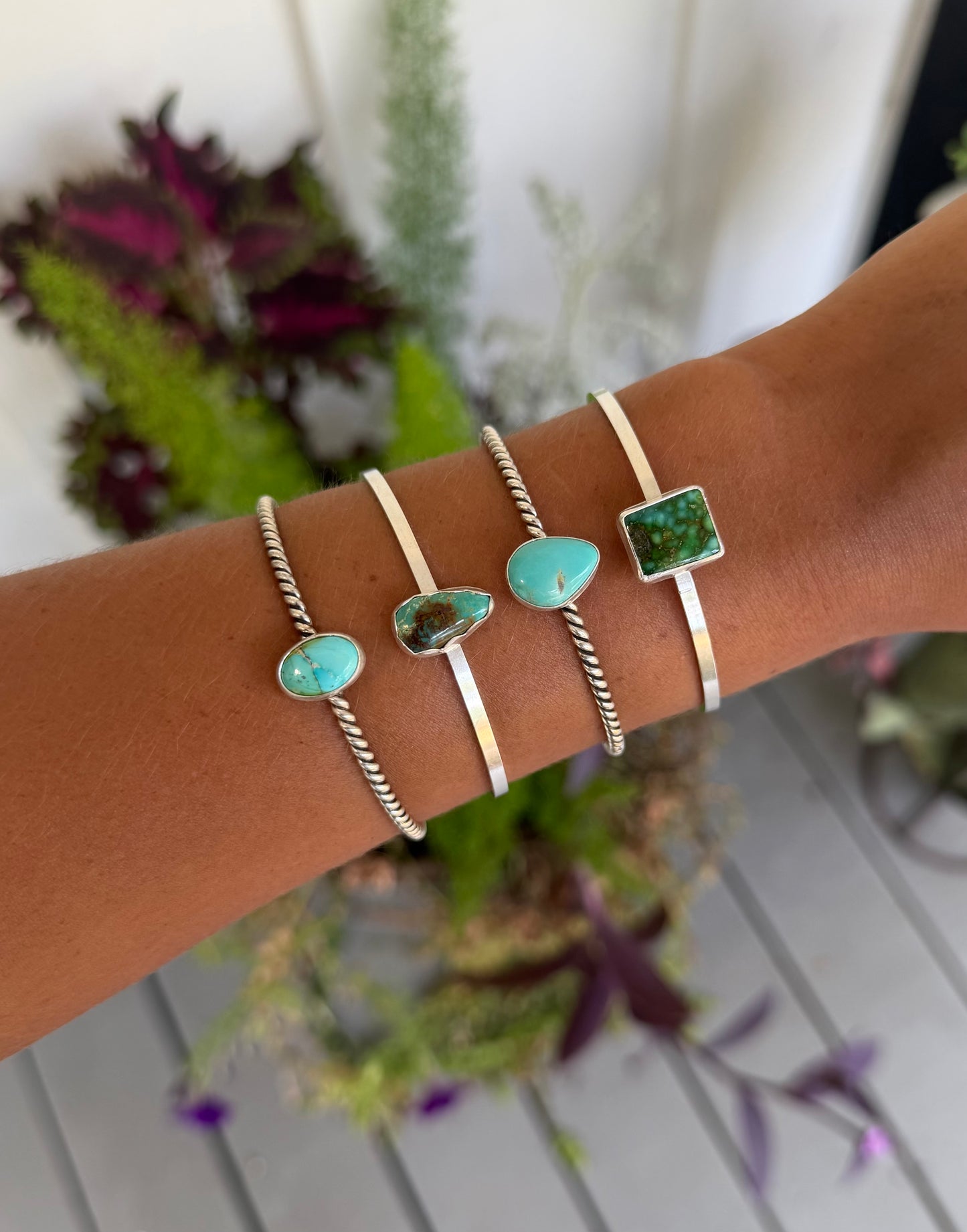 Sonoran gold turquoise cuff