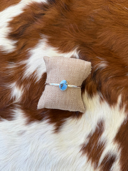 Golden hills turquoise cuff