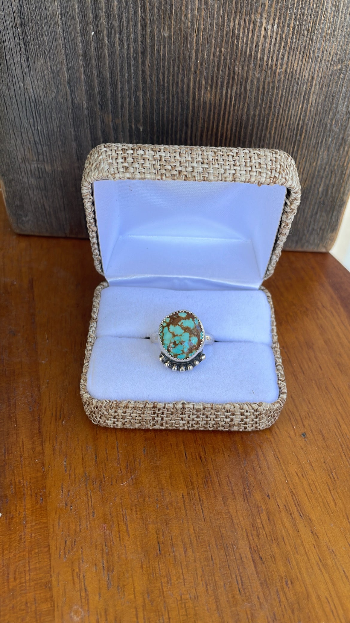 #8 turquoise ring