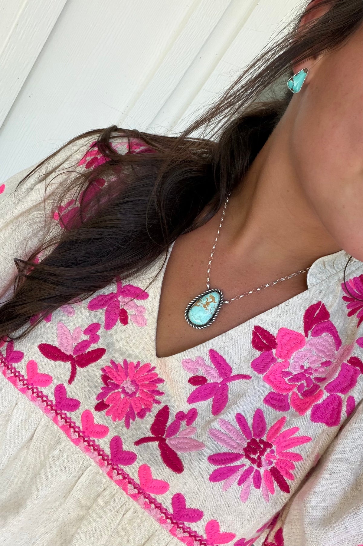 Royston turquoise necklace