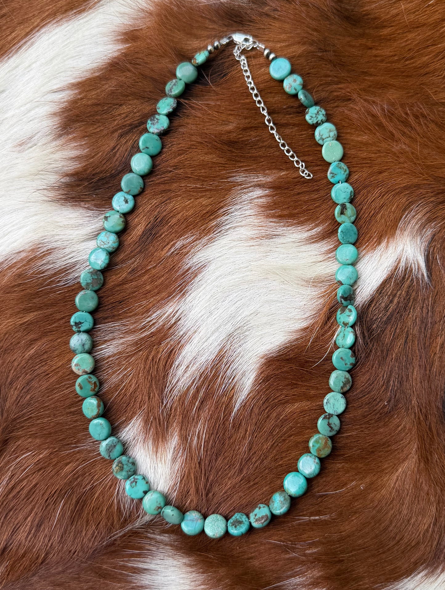 Hubei turquoise coin beads