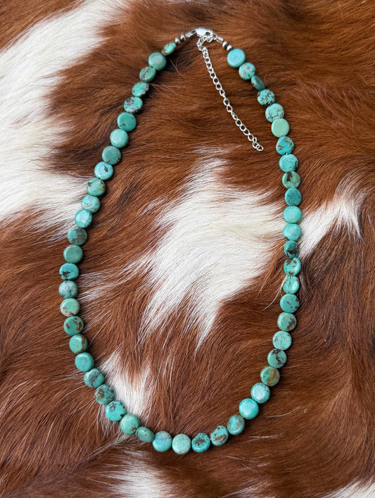 Hubei turquoise coin beads