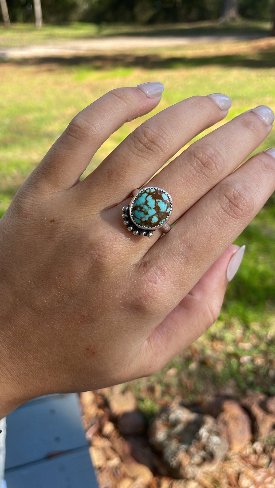 #8 turquoise ring