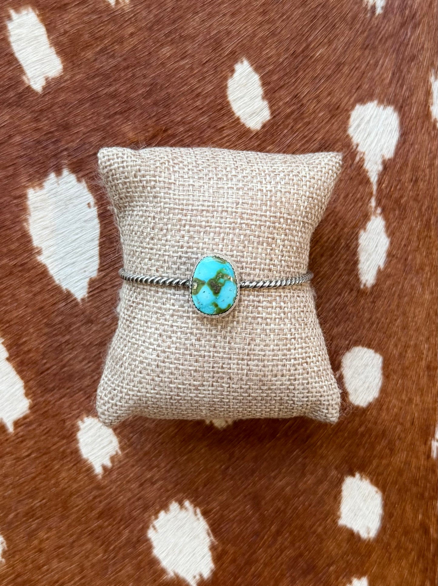 Sierra Bella turquoise twist wire cuff