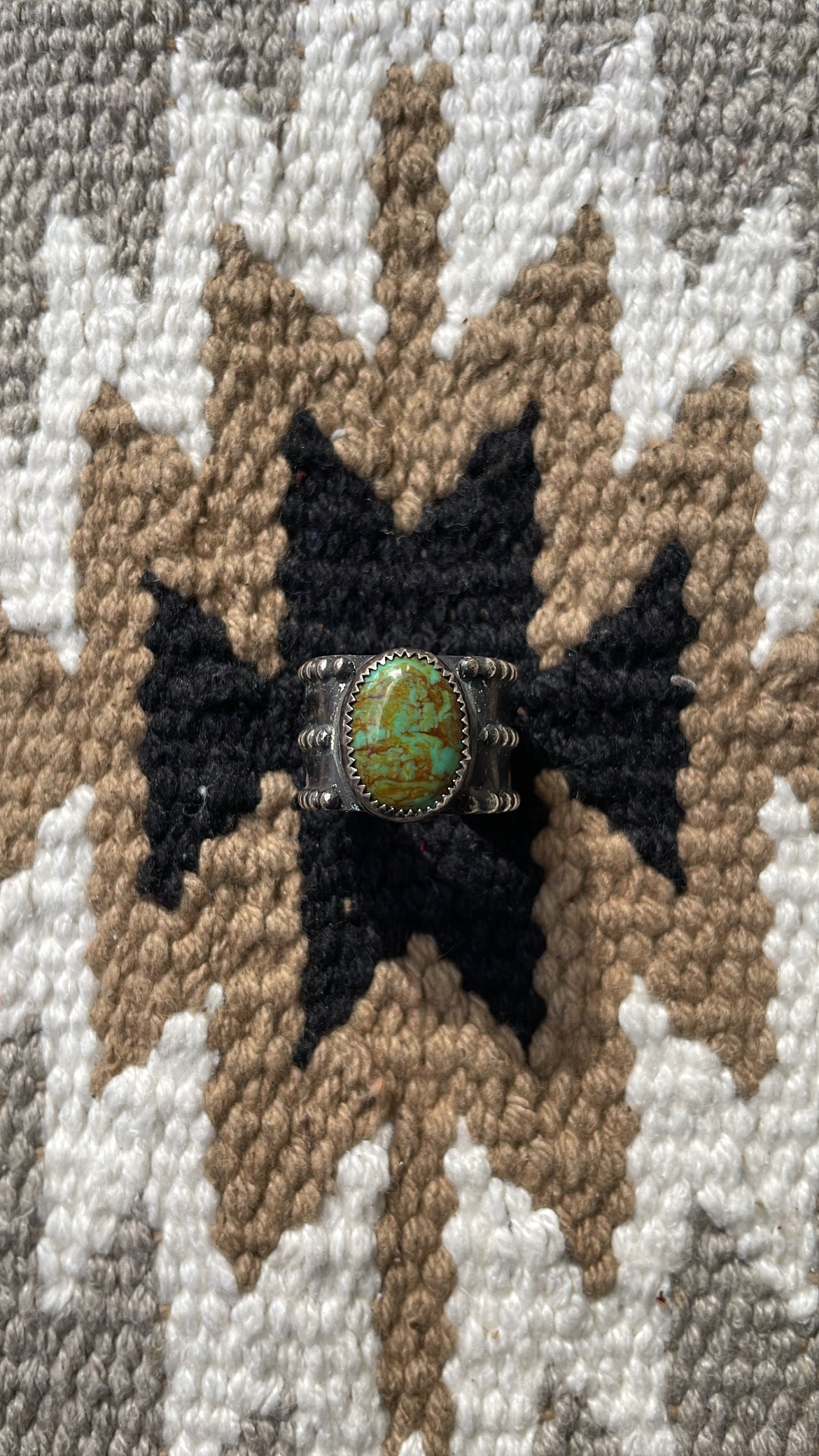 Royston turquoise band ring