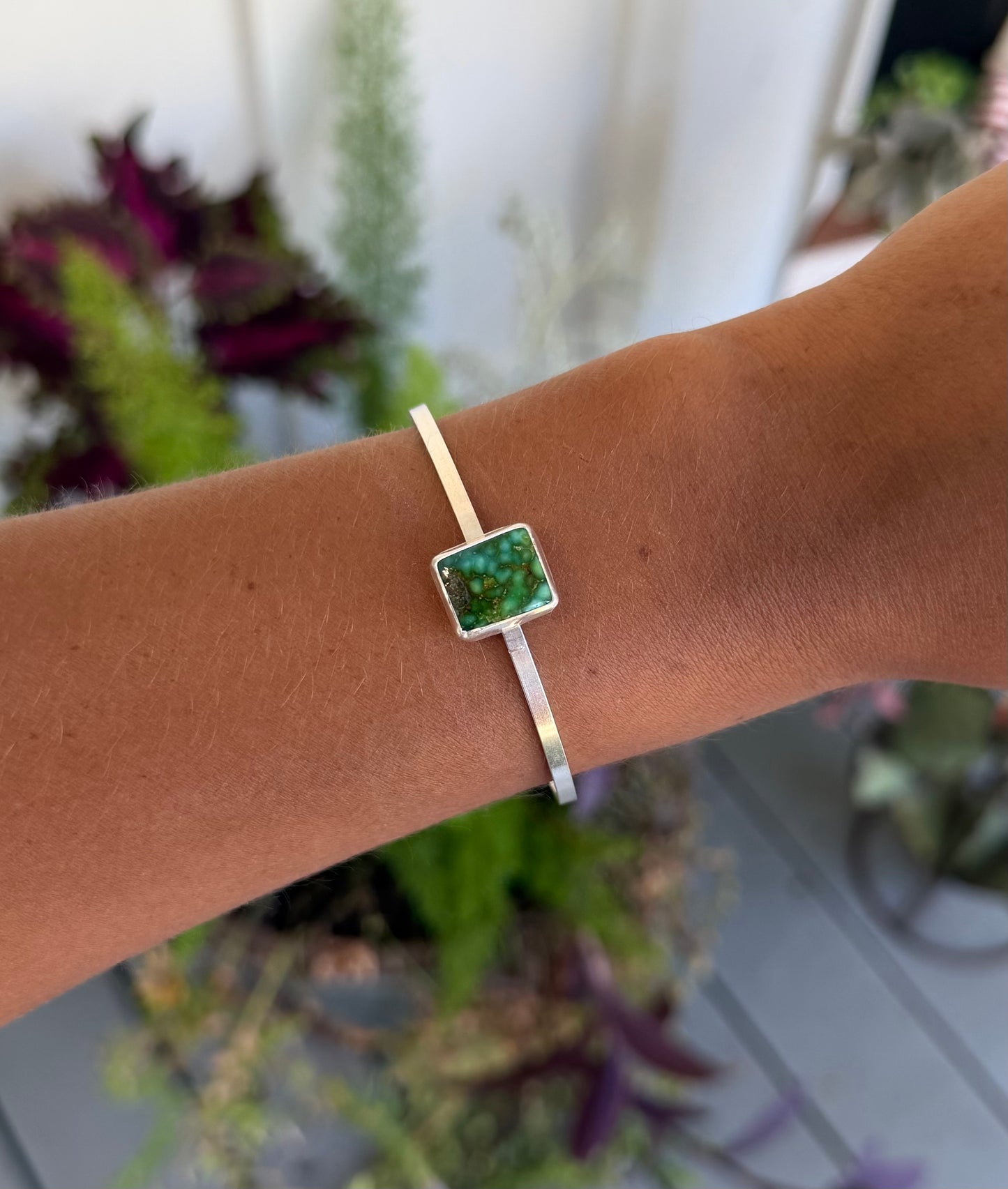 Sonoran gold turquoise cuff