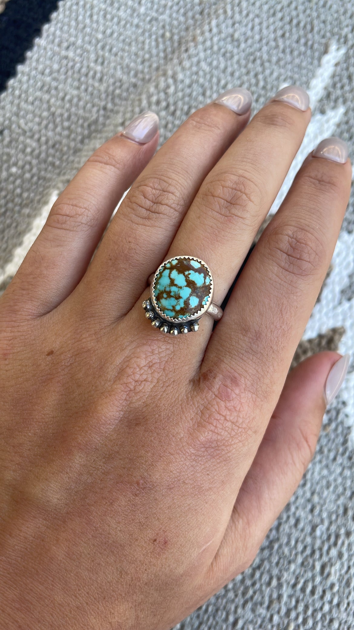 #8 turquoise ring