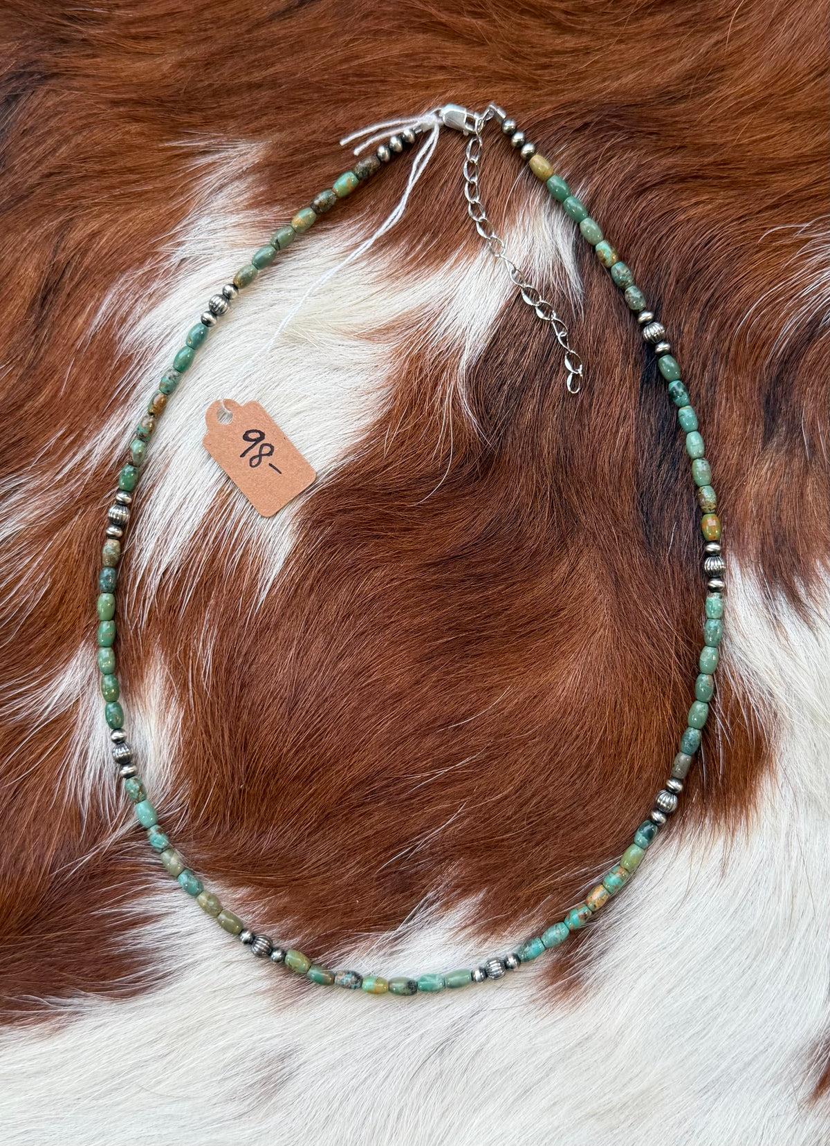 Turquoise barrel beads