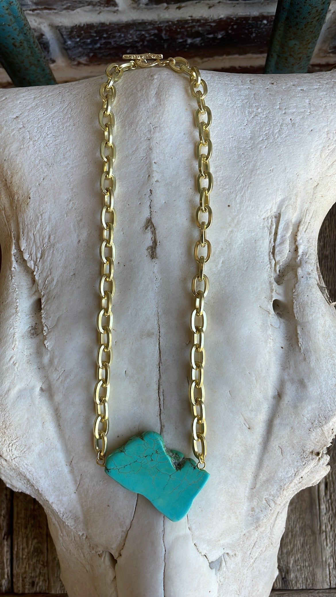 Turquoise slab